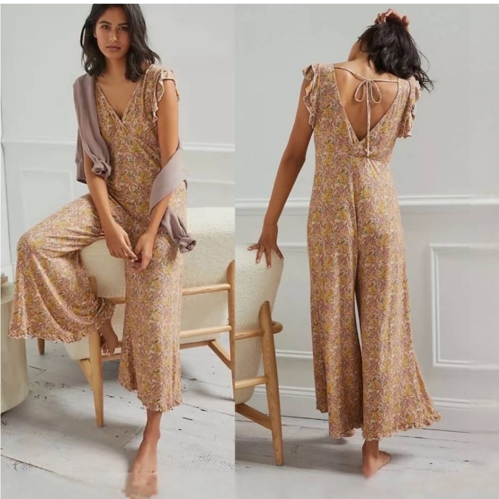 Anthropologie Mathilda Paisley Jumpsuit
